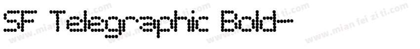SF Telegraphic Bold字体转换